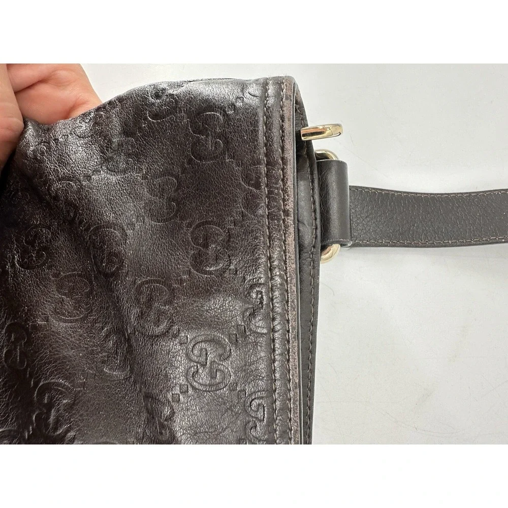 GUCCI Messenger Bag Brown Model Number: 201446‎